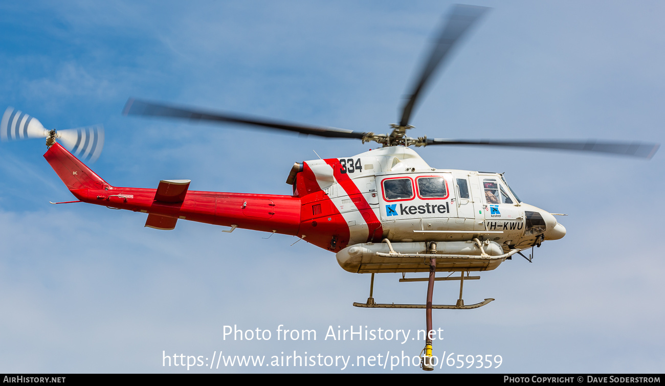 Aircraft Photo of VH-KWU | Bell 412 | Kestrel Aviation | AirHistory.net #659359