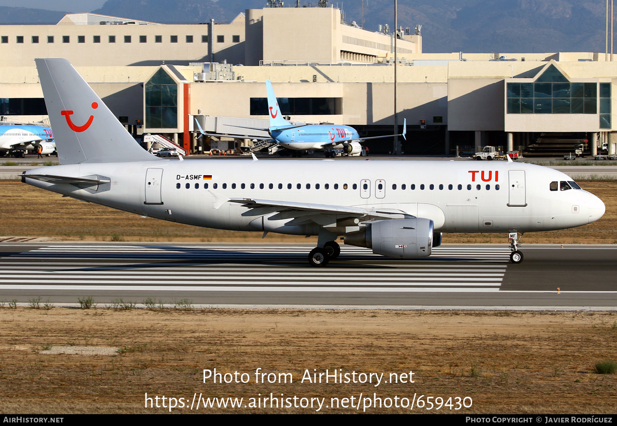 Aircraft Photo of D-ASMF | Airbus A319-111 | TUI | AirHistory.net #659430