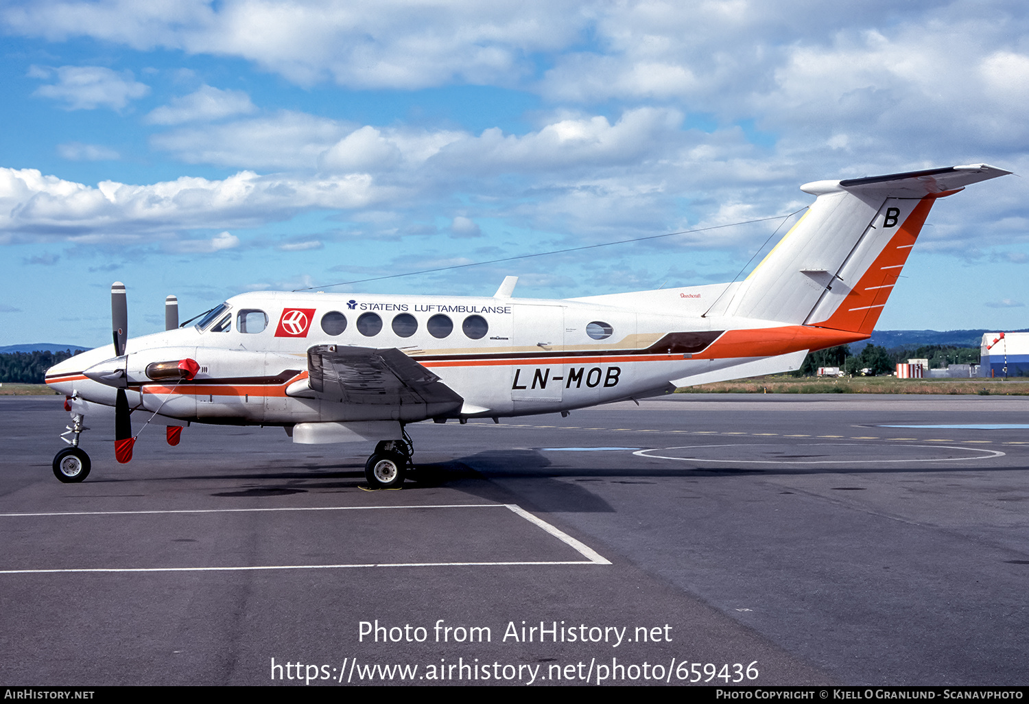 Aircraft Photo of LN-MOB | Beech 200 Super King Air | Statens Luftambulanse | AirHistory.net #659436