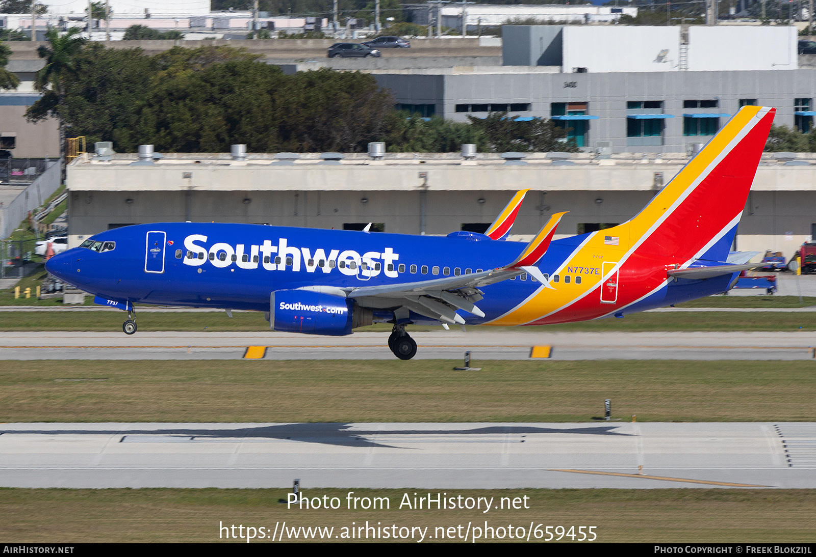 Aircraft Photo of N7737E | Boeing 737-7BD | Southwest Airlines | AirHistory.net #659455