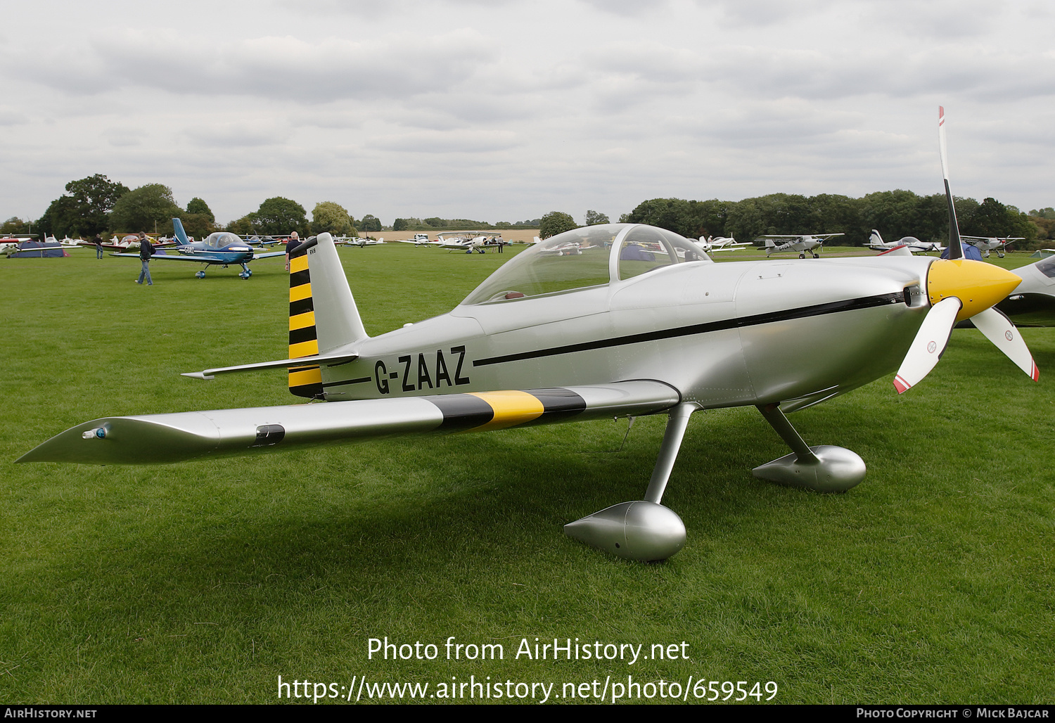 Aircraft Photo of G-ZAAZ | Van's RV-8 | AirHistory.net #659549