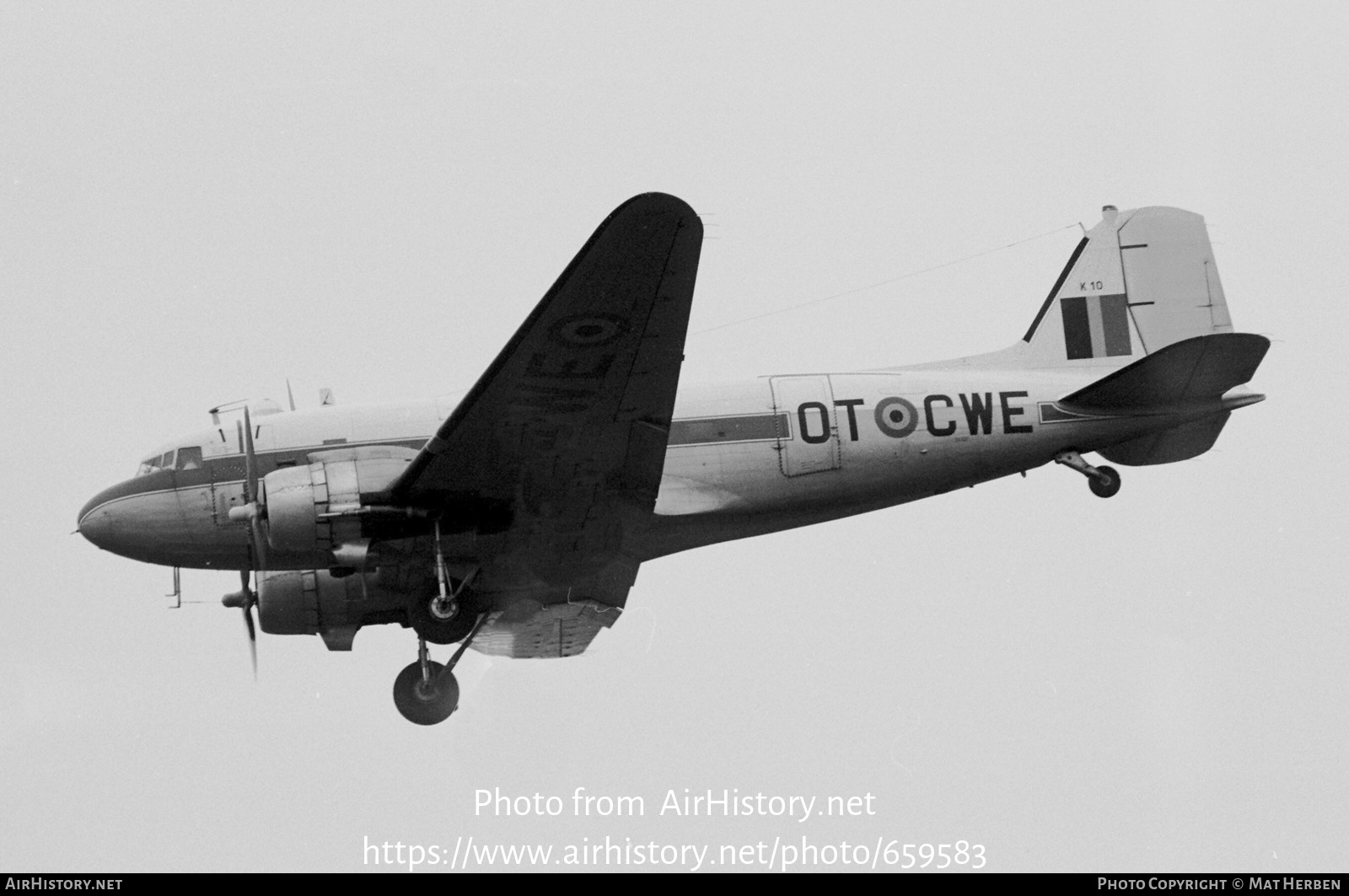 Aircraft Photo of K10 | Douglas C-47B Skytrain | Belgium - Air Force | AirHistory.net #659583