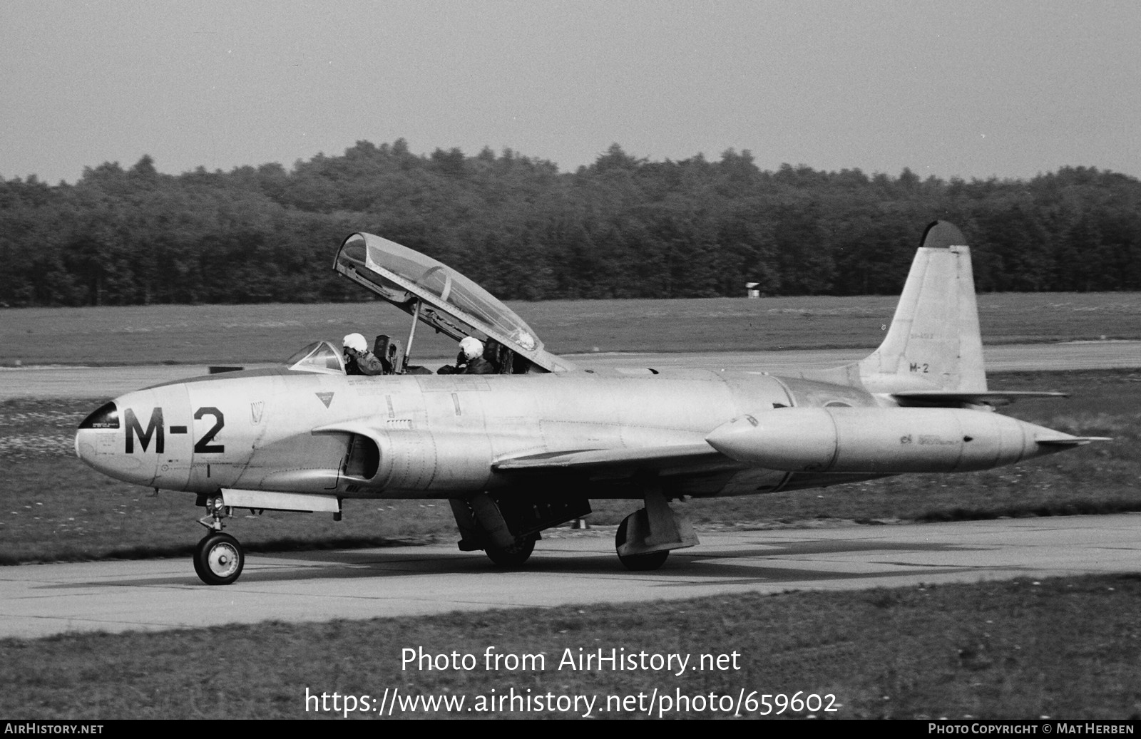 Aircraft Photo of M-2 | Lockheed T-33A | Netherlands - Air Force | AirHistory.net #659602