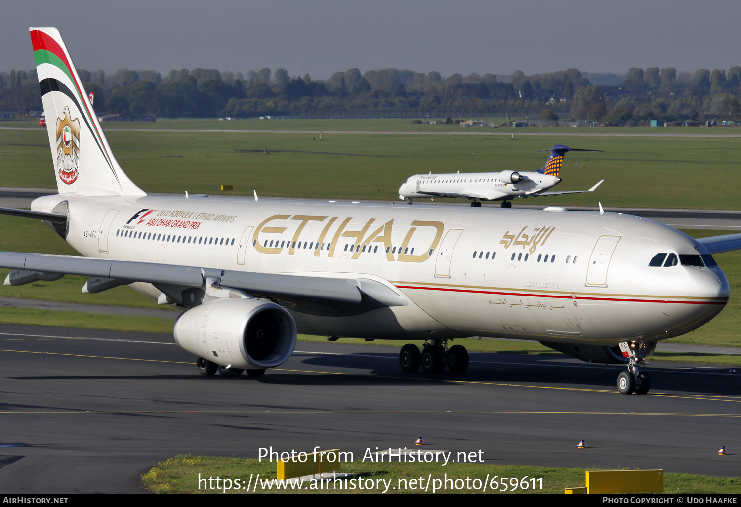 Aircraft Photo of A6-AFC | Airbus A330-343E | Etihad Airways | AirHistory.net #659611