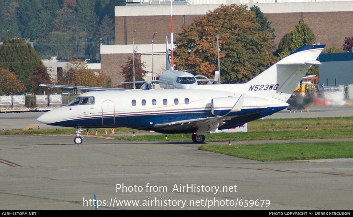 Aircraft Photo of N523WG | British Aerospace BAe-125-800A | AirHistory.net #659679