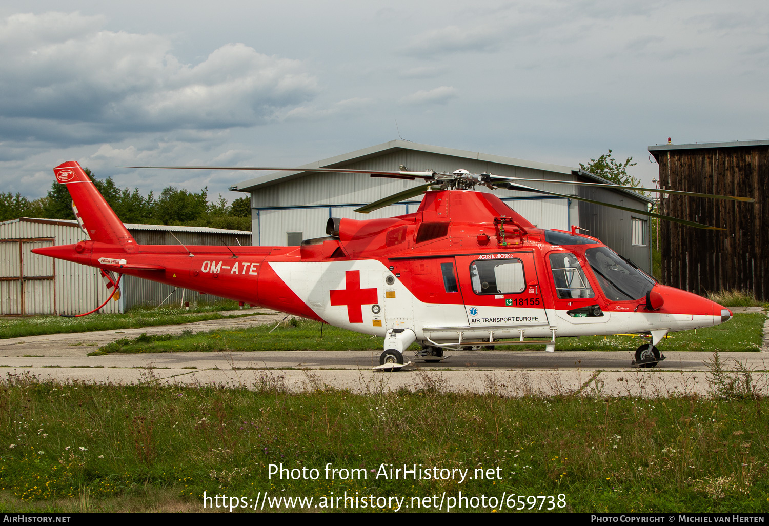 Aircraft Photo of OM-ATE | Agusta A-109K-2 | Air Transport Europe | AirHistory.net #659738