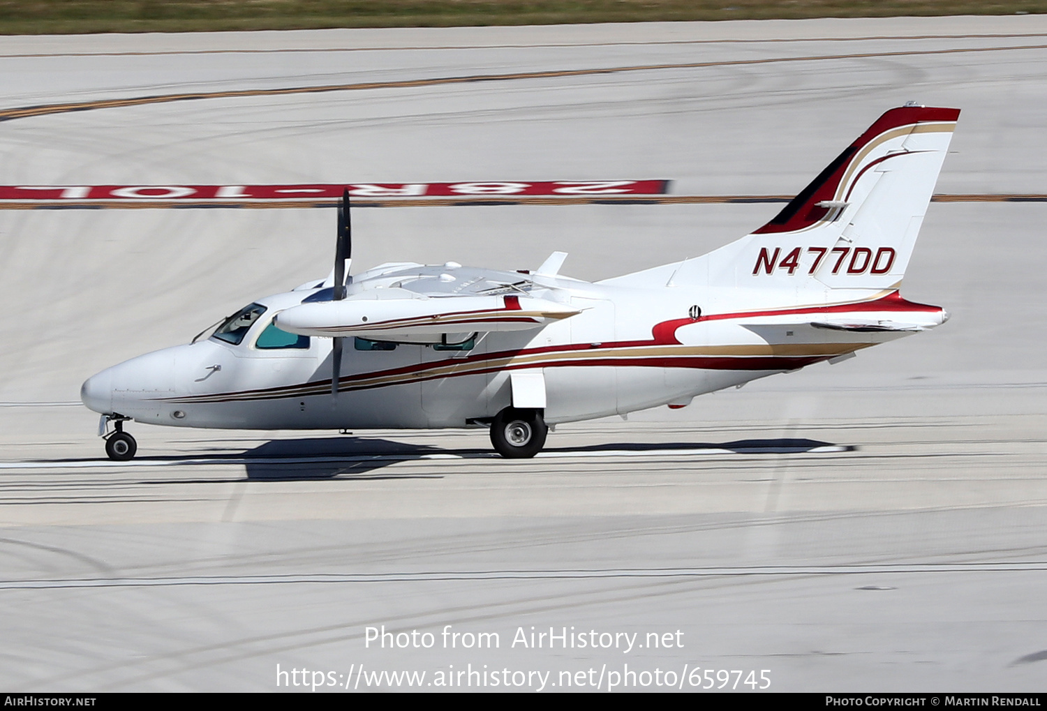 Aircraft Photo of N477DD | Mitsubishi MU-2 Solitaire (MU-2B-40) | AirHistory.net #659745