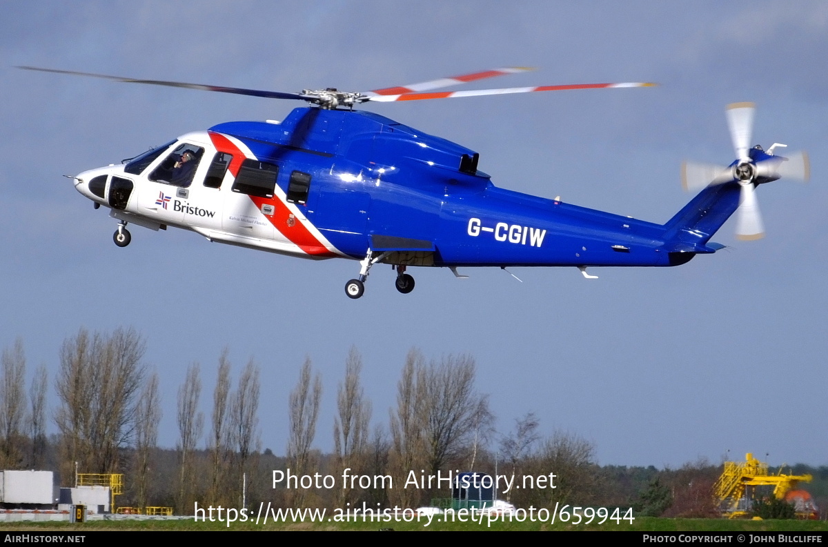 Aircraft Photo of G-CGIW | Sikorsky S-76C | Bristow Helicopters | AirHistory.net #659944