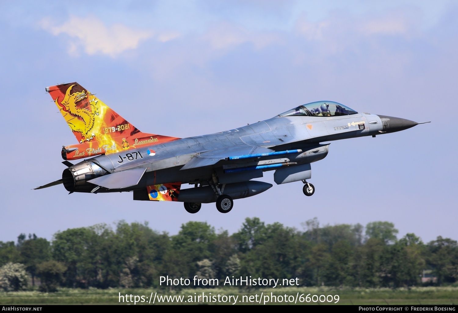 Aircraft Photo of J-871 | General Dynamics F-16AM Fighting Falcon | Netherlands - Air Force | AirHistory.net #660009