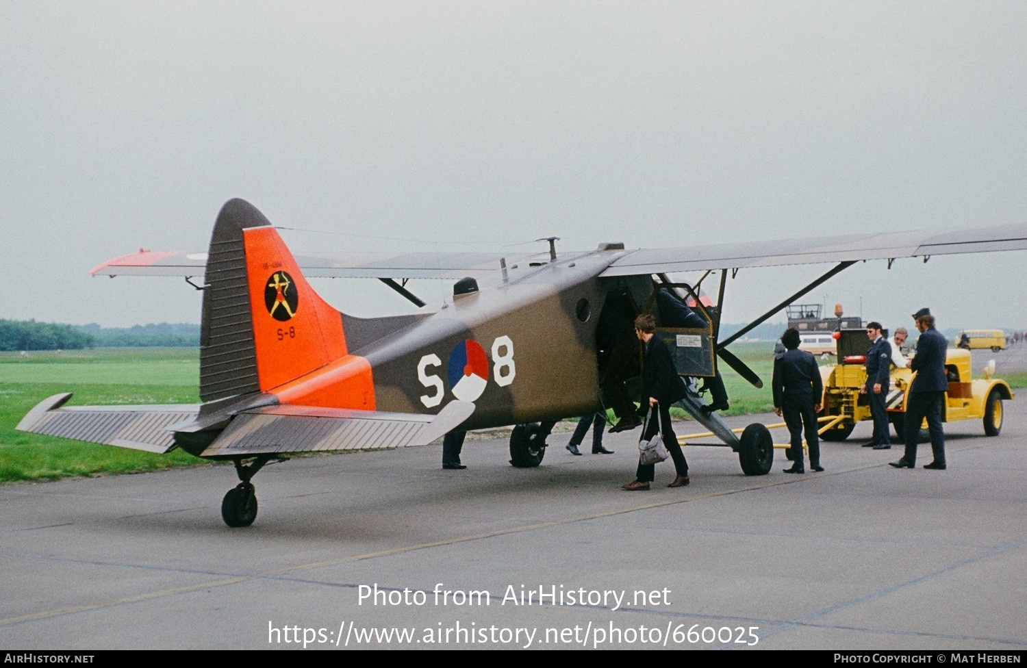 Aircraft Photo of S-8 | De Havilland Canada U-6A Beaver | Netherlands - Air Force | AirHistory.net #660025