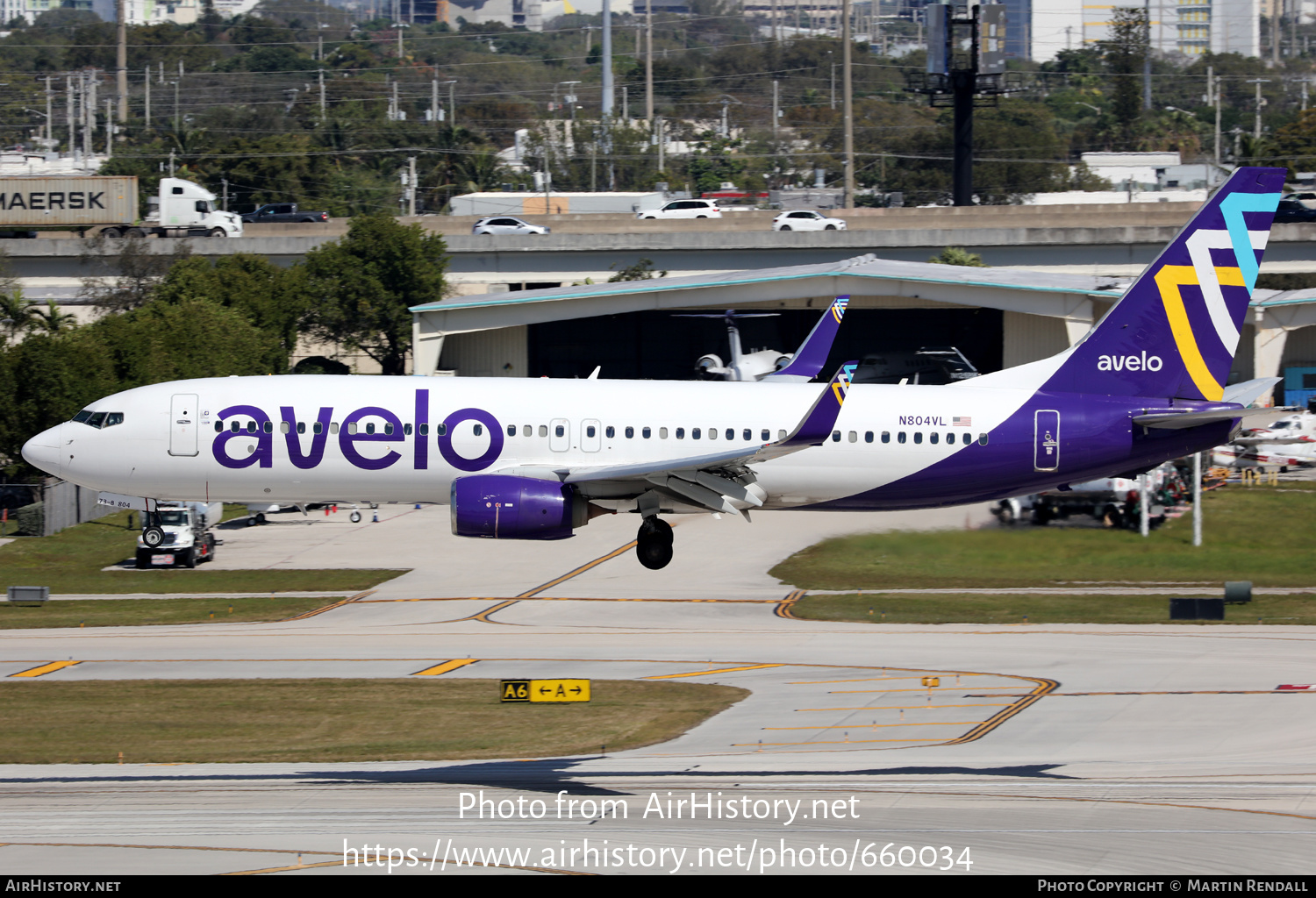 Aircraft Photo of N804VL | Boeing 737-86N | Avelo Airlines | AirHistory.net #660034