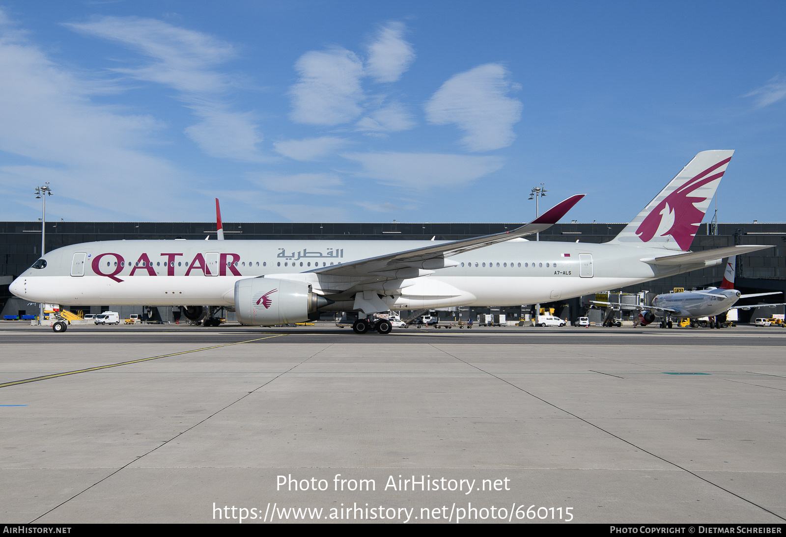 Aircraft Photo of A7-ALS | Airbus A350-941 | Qatar Airways | AirHistory.net #660115