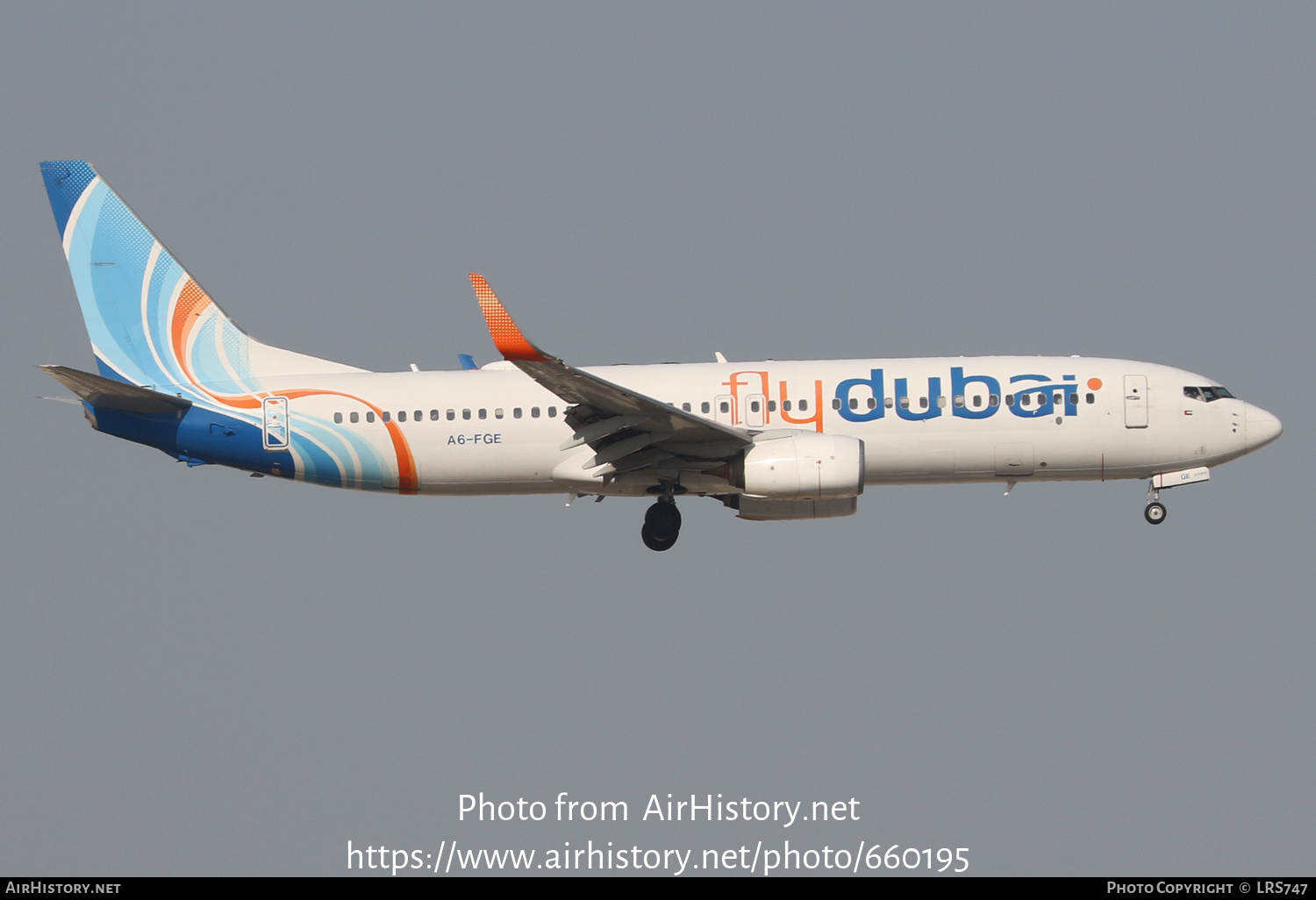 Aircraft Photo of A6-FGE | Boeing 737-8KN | Flydubai | AirHistory.net #660195