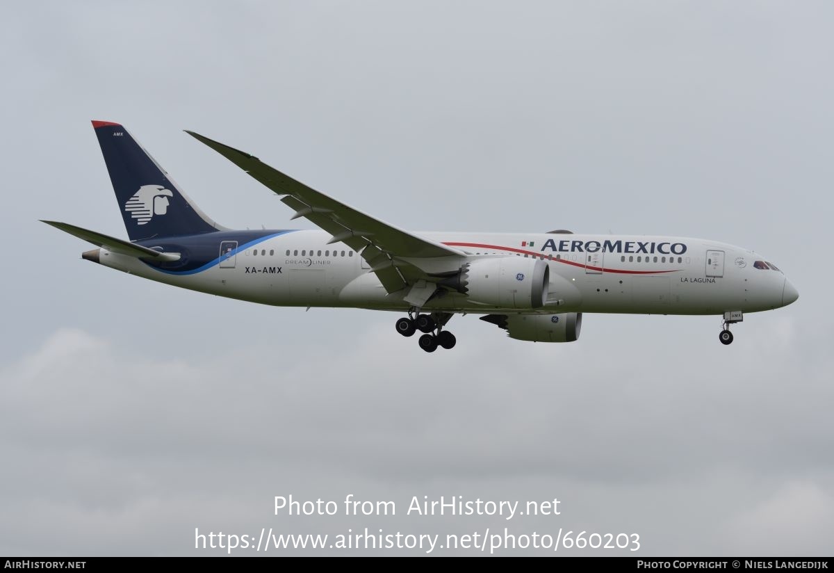 Aircraft Photo of XA-AMX | Boeing 787-8 Dreamliner | AeroMéxico | AirHistory.net #660203