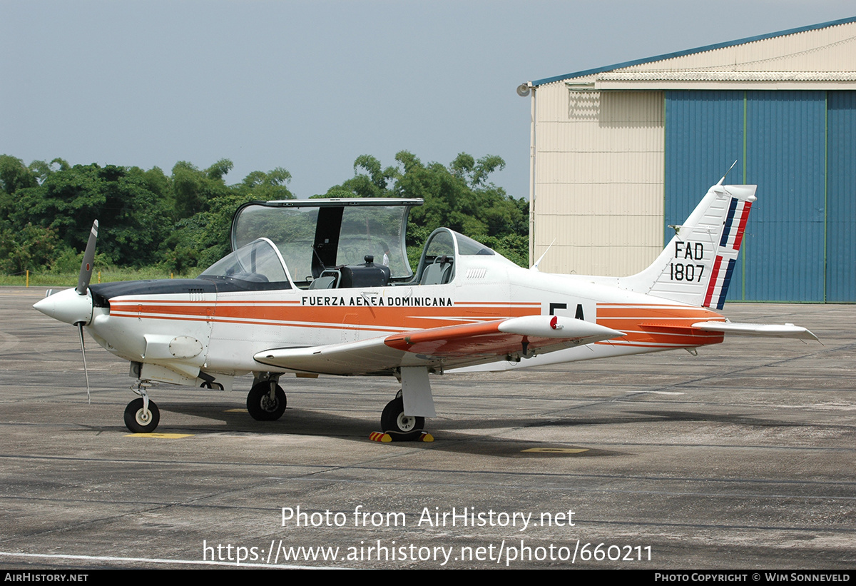 Aircraft Photo of 1807 / FAD 1807 | Enaer T-35B Pillan (ECH-51) | Dominican Republic - Air Force | AirHistory.net #660211