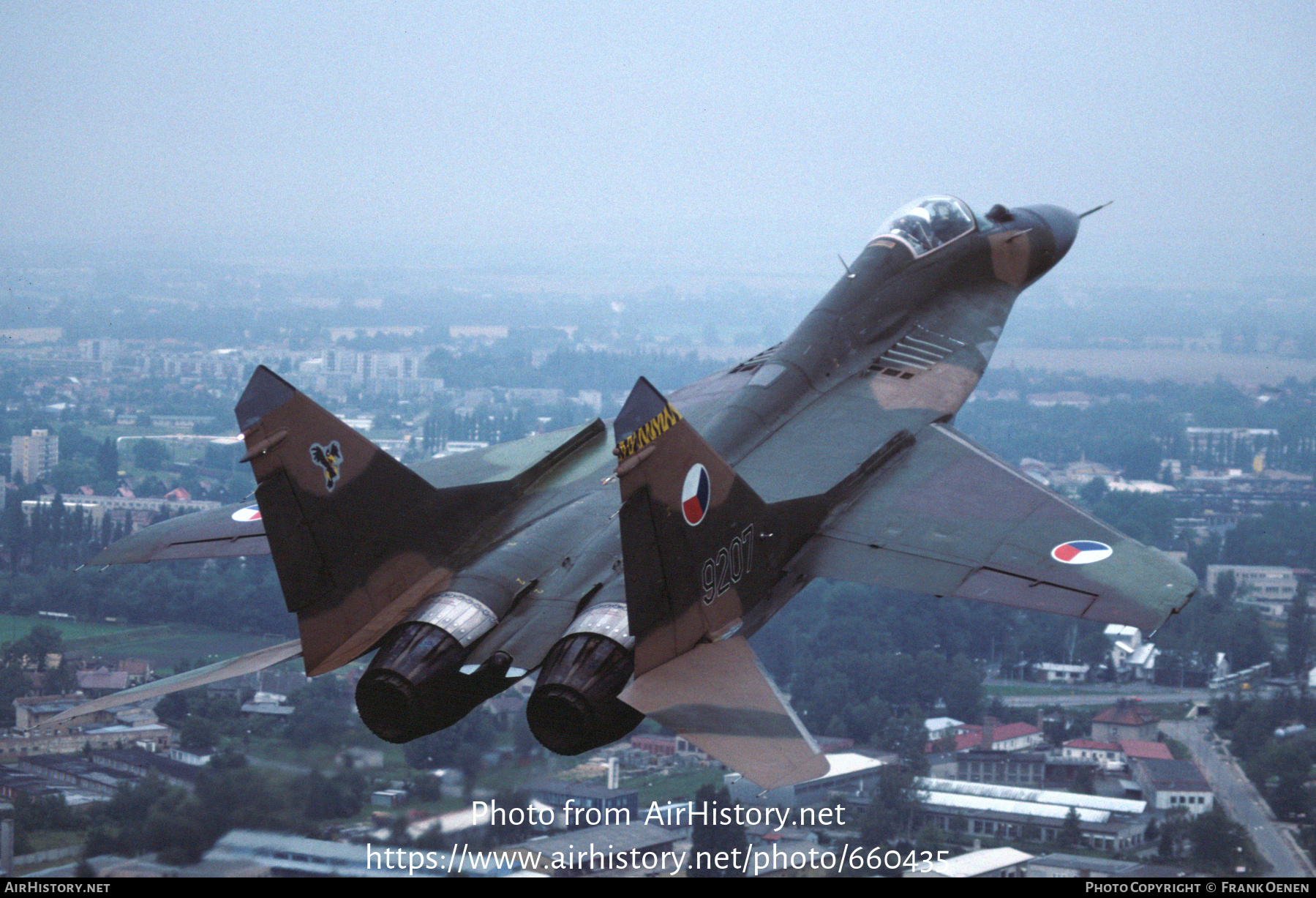 Aircraft Photo of 9207 | Mikoyan-Gurevich MiG-29 (9-12) | Czechia - Air Force | AirHistory.net #660435