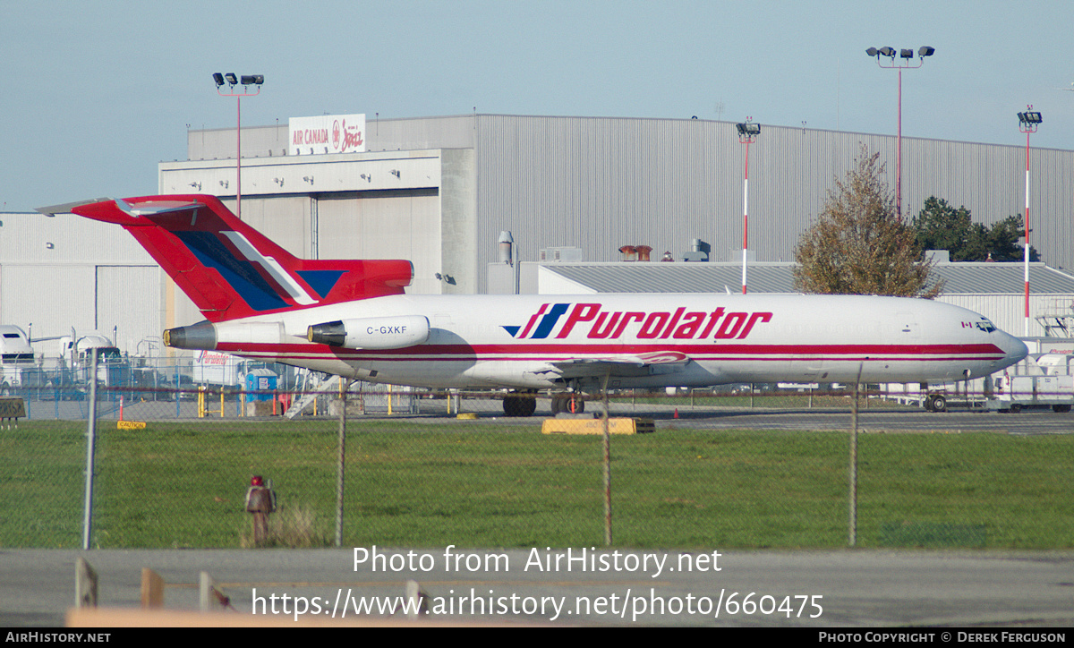 Aircraft Photo of C-GXKF | Boeing 727-243/Adv(F) | Purolator Courier | AirHistory.net #660475