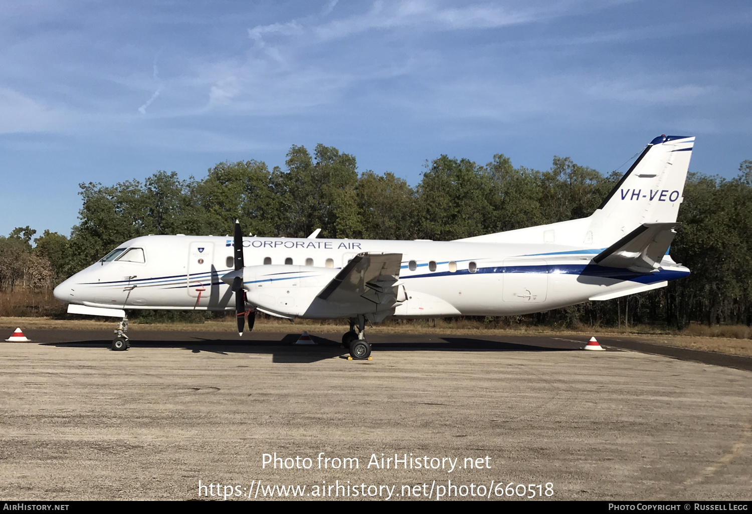 Aircraft Photo of VH-VEO | Saab 340B | Corporate Air | AirHistory.net #660518