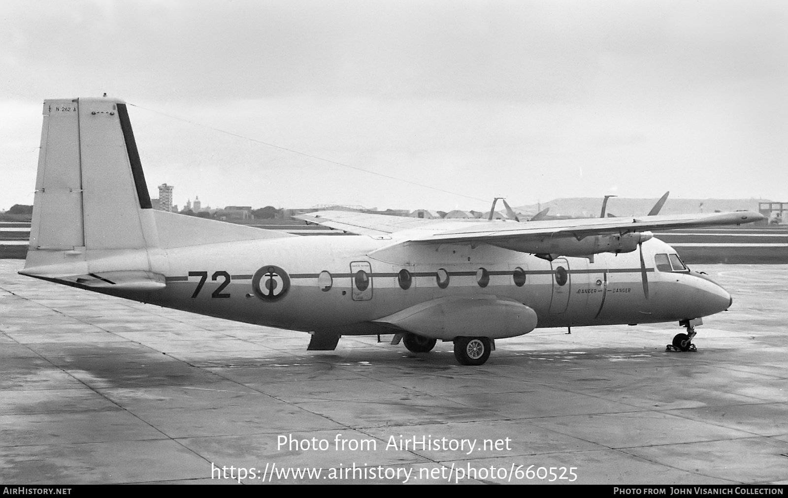 Aircraft Photo of 72 | Aerospatiale N-262E | France - Navy | AirHistory.net #660525