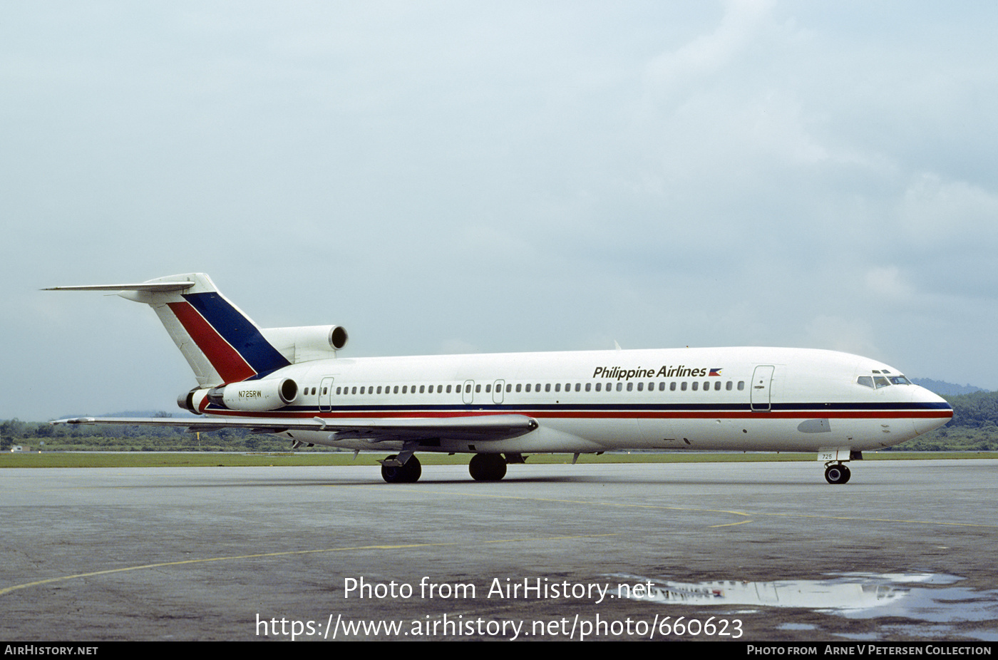 Aircraft Photo of N725RW | Boeing 727-2M7/Adv | Philippine Airlines | AirHistory.net #660623