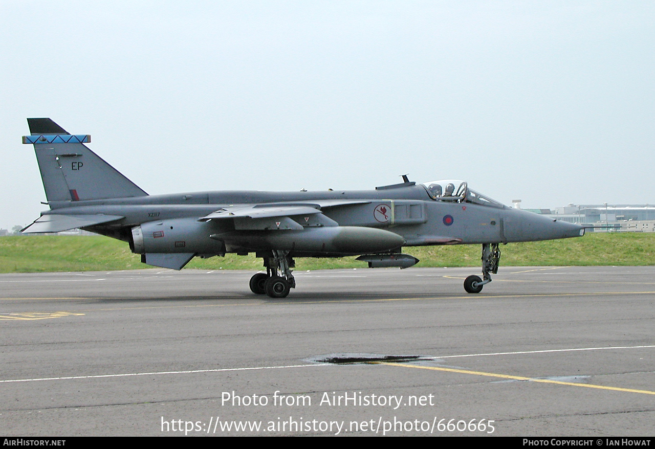 Aircraft Photo of XZ117 | Sepecat Jaguar GR3A | UK - Air Force | AirHistory.net #660665