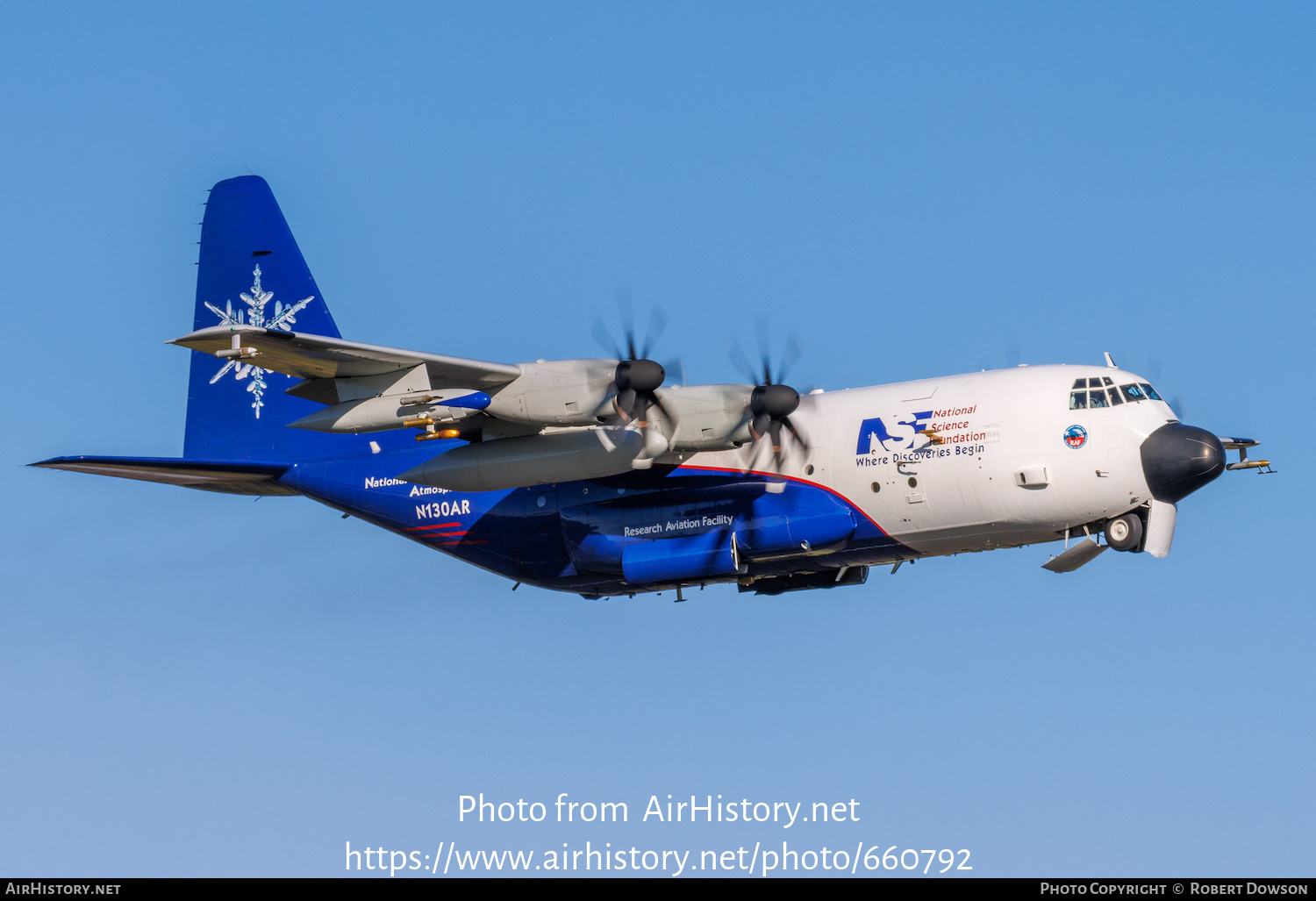 Aircraft Photo of N130AR | Lockheed EC-130Q Hercules (L-382) | NSF - National Science Foundation | AirHistory.net #660792