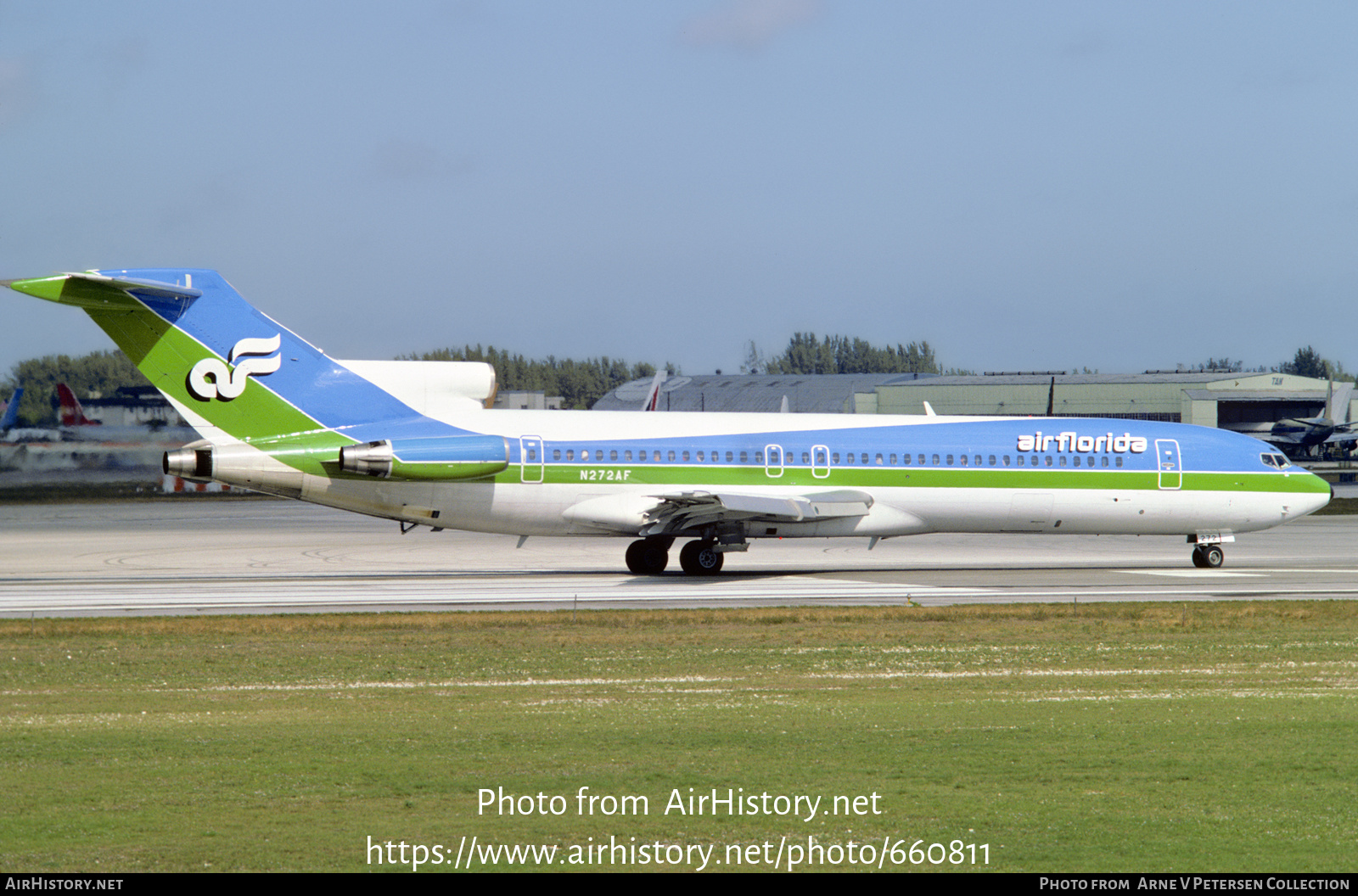 Aircraft Photo of N272AF | Boeing 727-227/Adv | Air Florida | AirHistory.net #660811