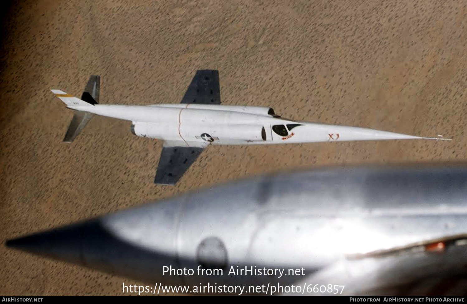 Aircraft Photo of NACA 892 | Douglas X-3 Stiletto | NACA - National Advisory Committee for Aeronautics | AirHistory.net #660857