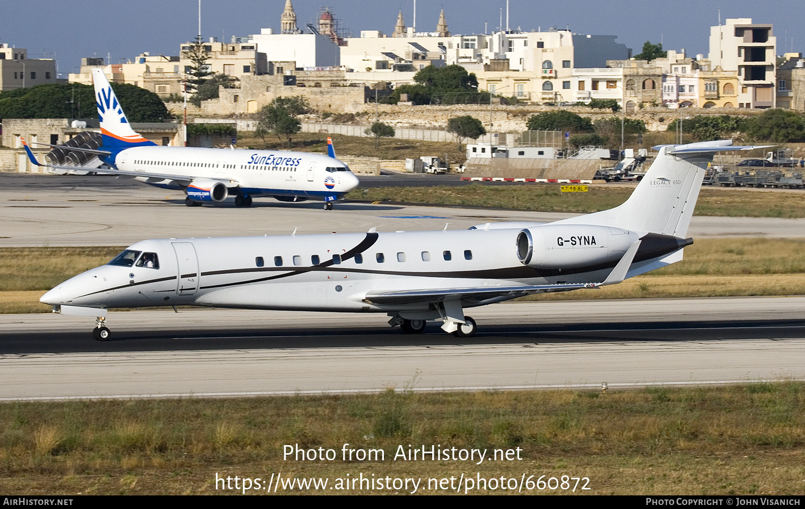 Aircraft Photo of G-SYNA | Embraer Legacy 650 (EMB-135BJ) | AirHistory.net #660872