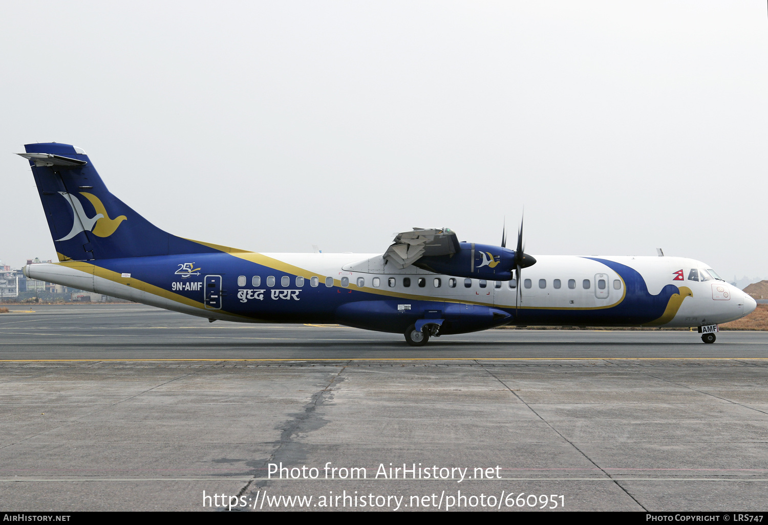 Aircraft Photo of 9N-AMF | ATR ATR-72-500 (ATR-72-212A) | Buddha Air | AirHistory.net #660951