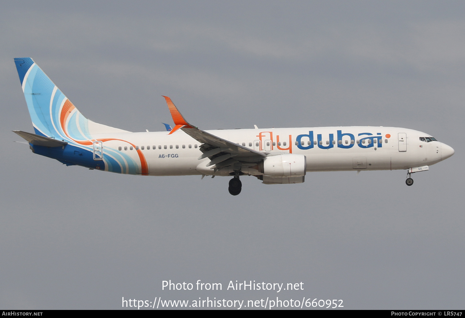 Aircraft Photo of A6-FGG | Boeing 737-800 | Flydubai | AirHistory.net #660952