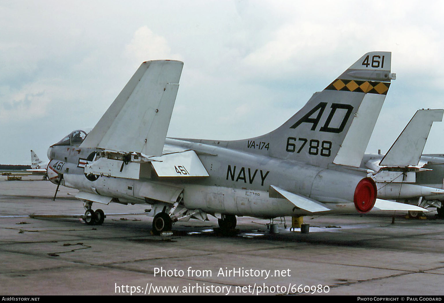 Aircraft Photo of 156788 / 6788 | LTV A-7E Corsair II | USA - Navy | AirHistory.net #660980