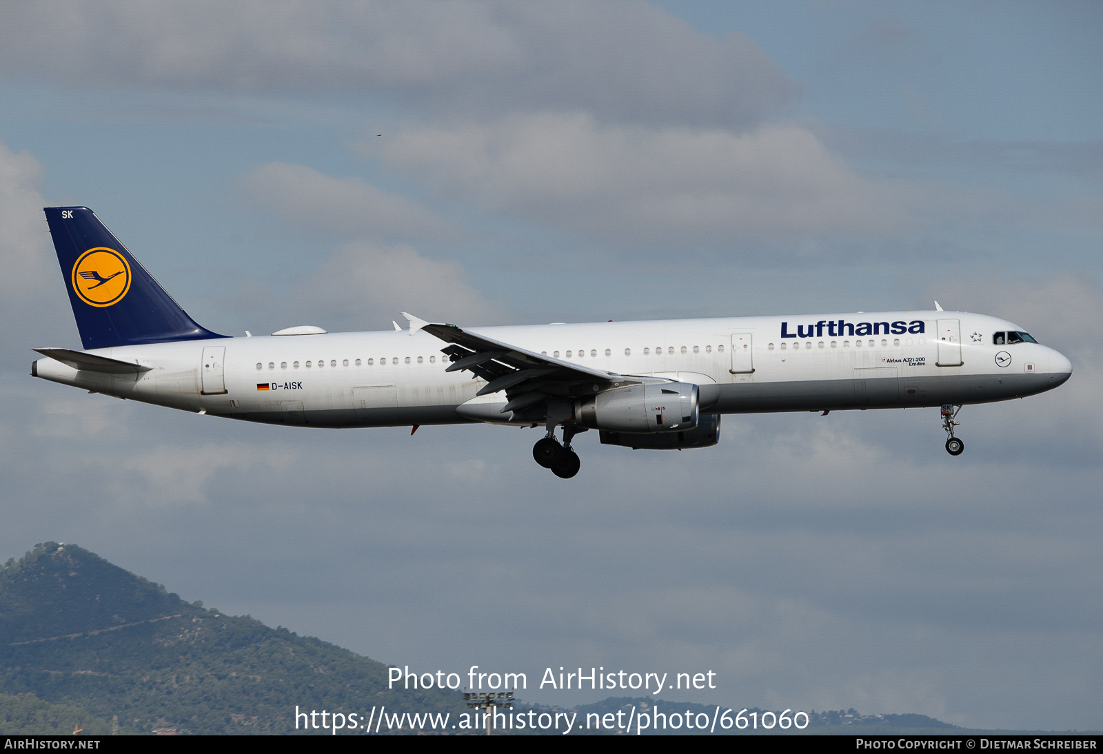 Aircraft Photo of D-AISK | Airbus A321-231 | Lufthansa | AirHistory.net #661060