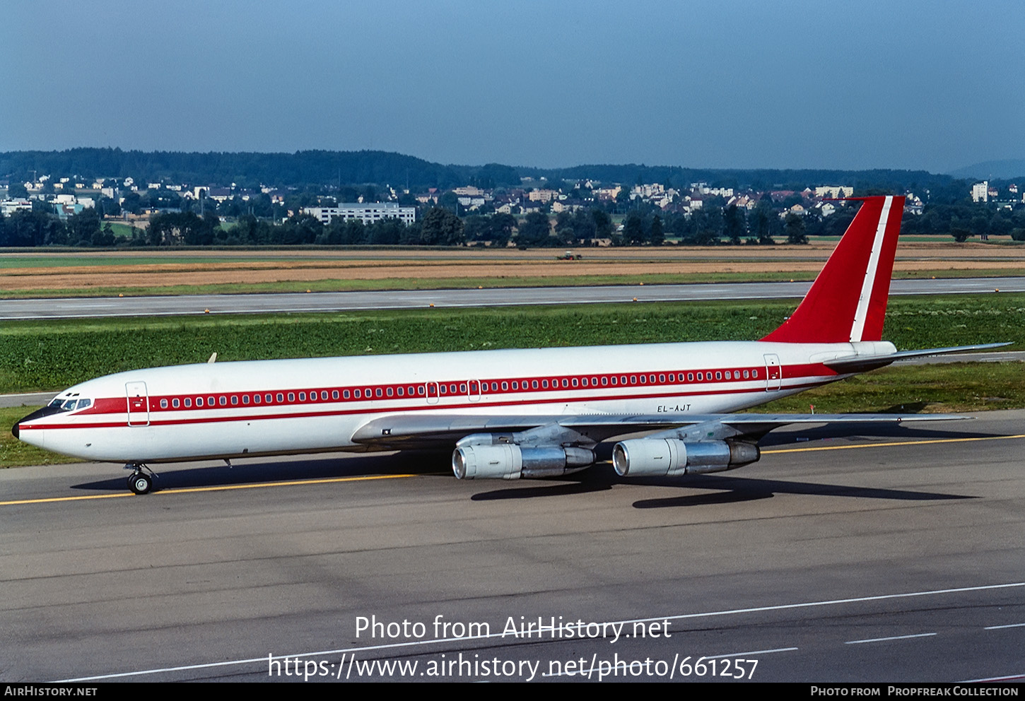 Aircraft Photo of EL-AJT | Boeing 707-344B | AirHistory.net #661257