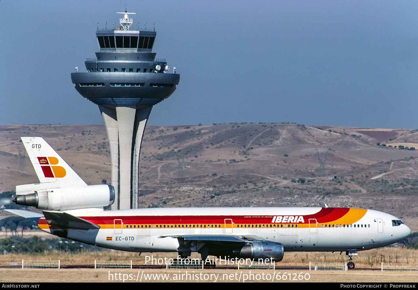 Aircraft Photo of EC-GTD | McDonnell Douglas DC-10-30 | Iberia | AirHistory.net #661260