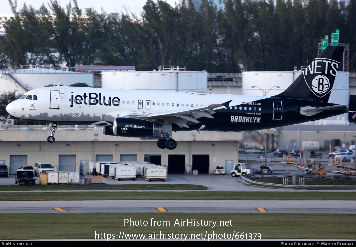 Aircraft Photo of N633JB | Airbus A320-232 | JetBlue Airways | AirHistory.net #661373