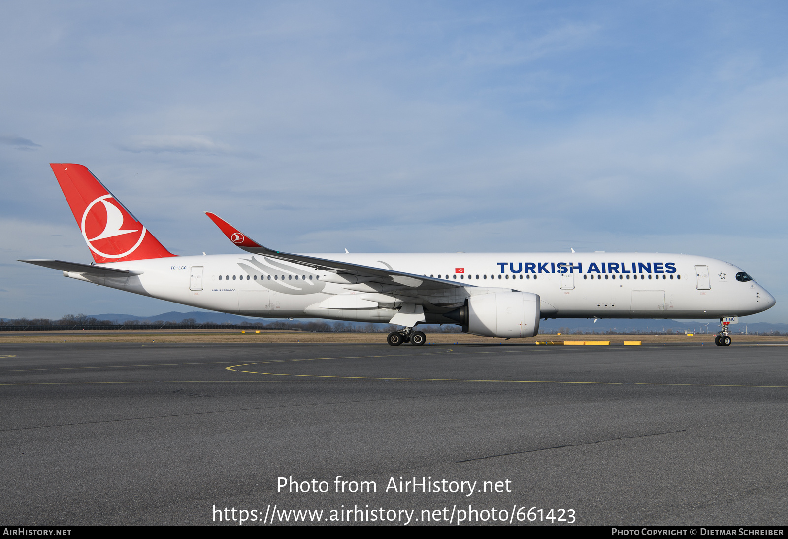 Aircraft Photo of TC-LGC | Airbus A350-941 | Turkish Airlines | AirHistory.net #661423