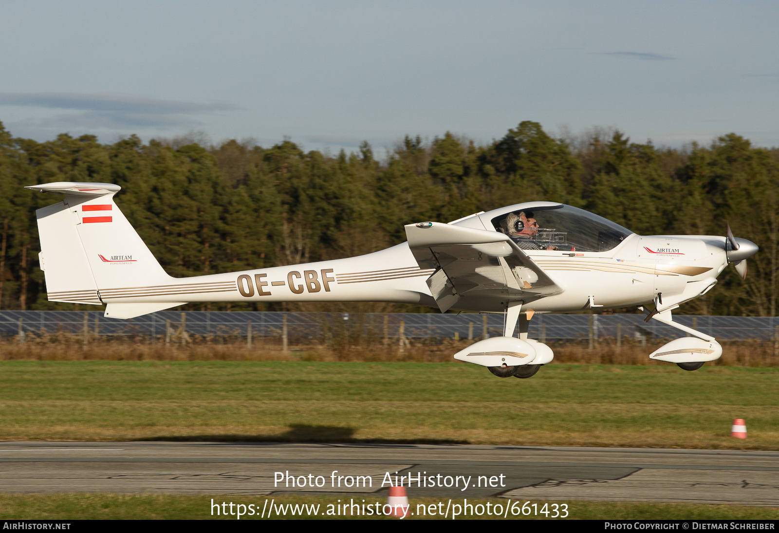 Aircraft Photo of OE-CBF | Diamond DA20A-1 Katana | Airteam Fürstenfeld | AirHistory.net #661433