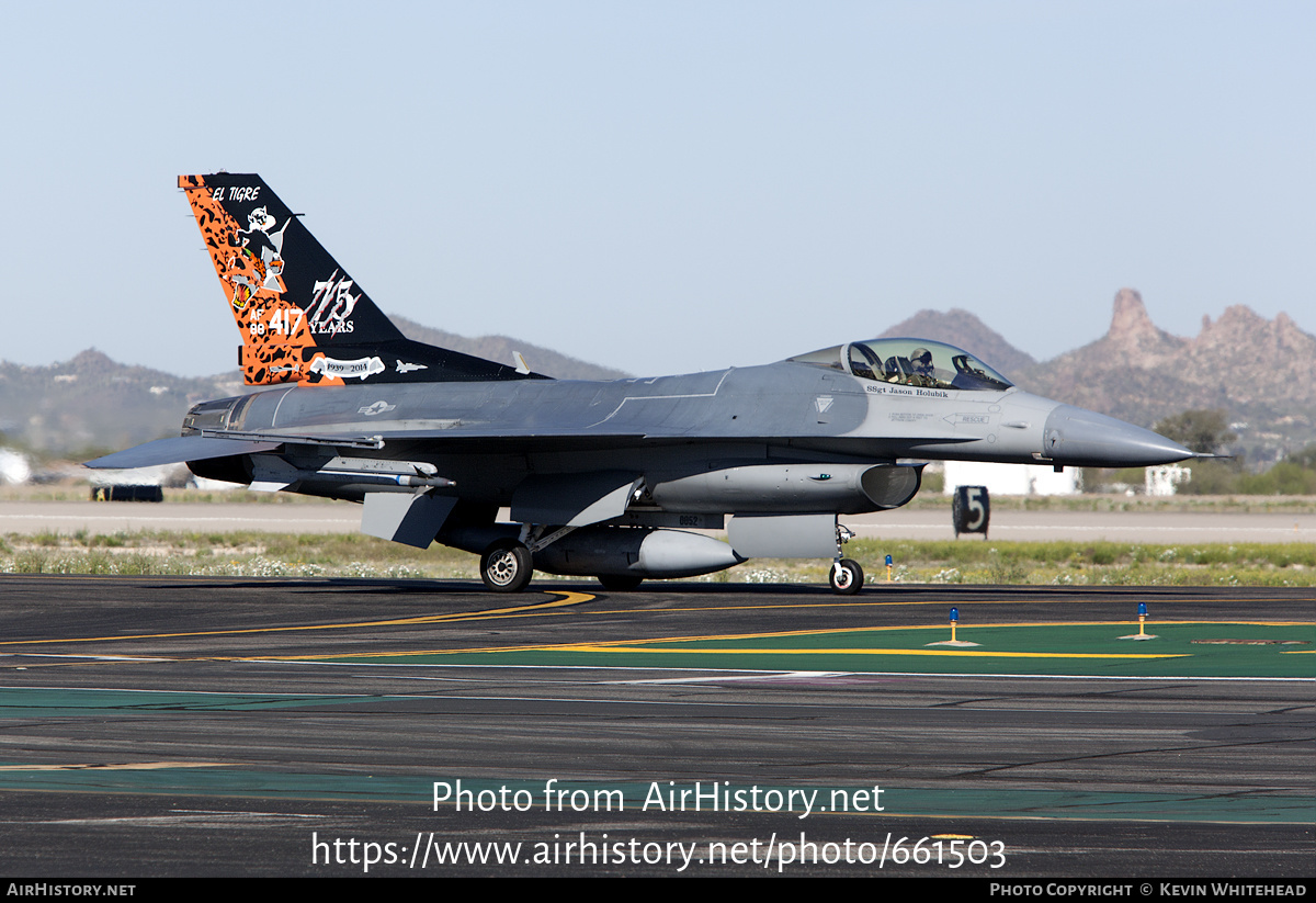 Aircraft Photo of 88-0417 / AF88-417 | General Dynamics F-16CM Fighting Falcon | USA - Air Force | AirHistory.net #661503