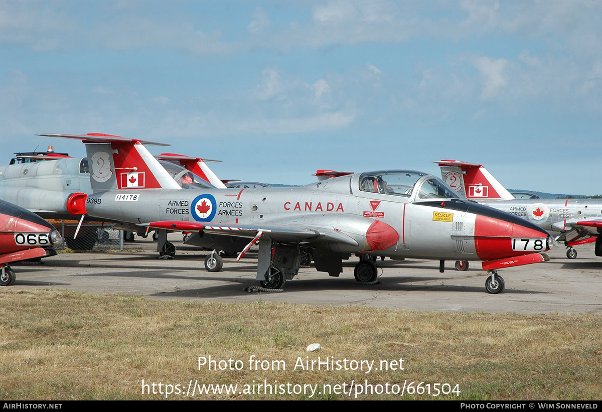 Aircraft Photo of 114178 / 939B | Canadair CT-114 Tutor (CL-41A) | Canada - Air Force | AirHistory.net #661504