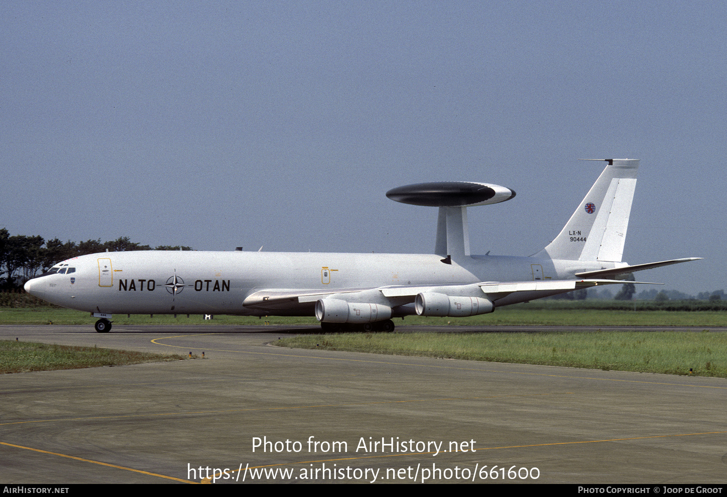 Aircraft Photo of LX-N90444 | Boeing E-3A Sentry | Luxembourg - NATO | AirHistory.net #661600