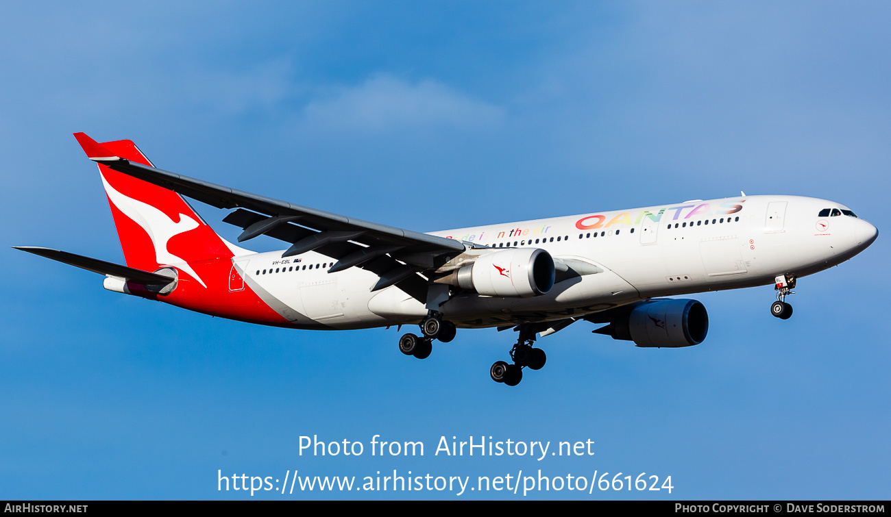 Aircraft Photo of VH-EBL | Airbus A330-203 | Qantas | AirHistory.net #661624