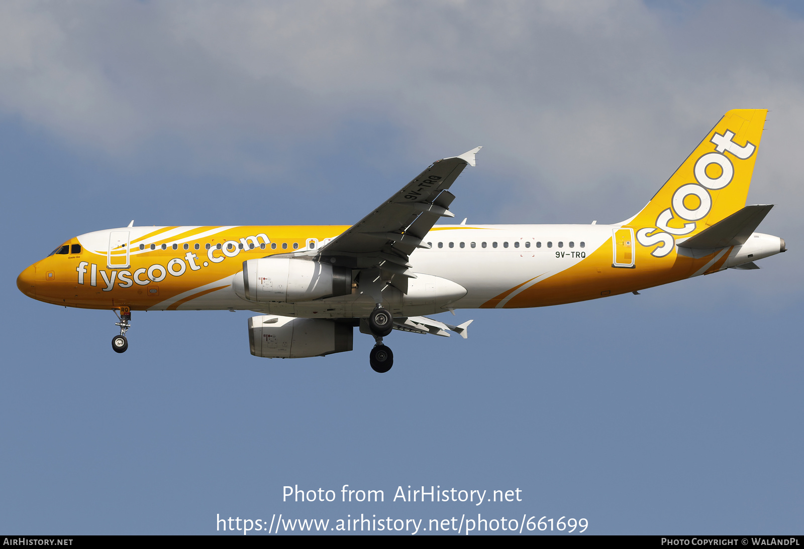 Aircraft Photo of 9V-TRQ | Airbus A320-232 | Scoot | AirHistory.net #661699