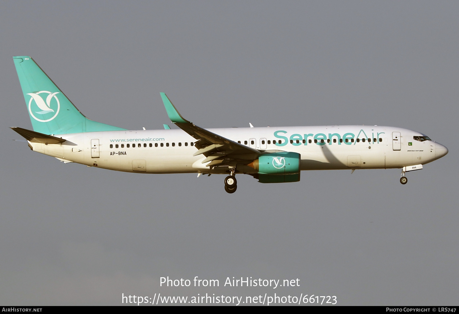 Aircraft Photo of AP-BNA | Boeing 737-800 | Serene Air | AirHistory.net #661723