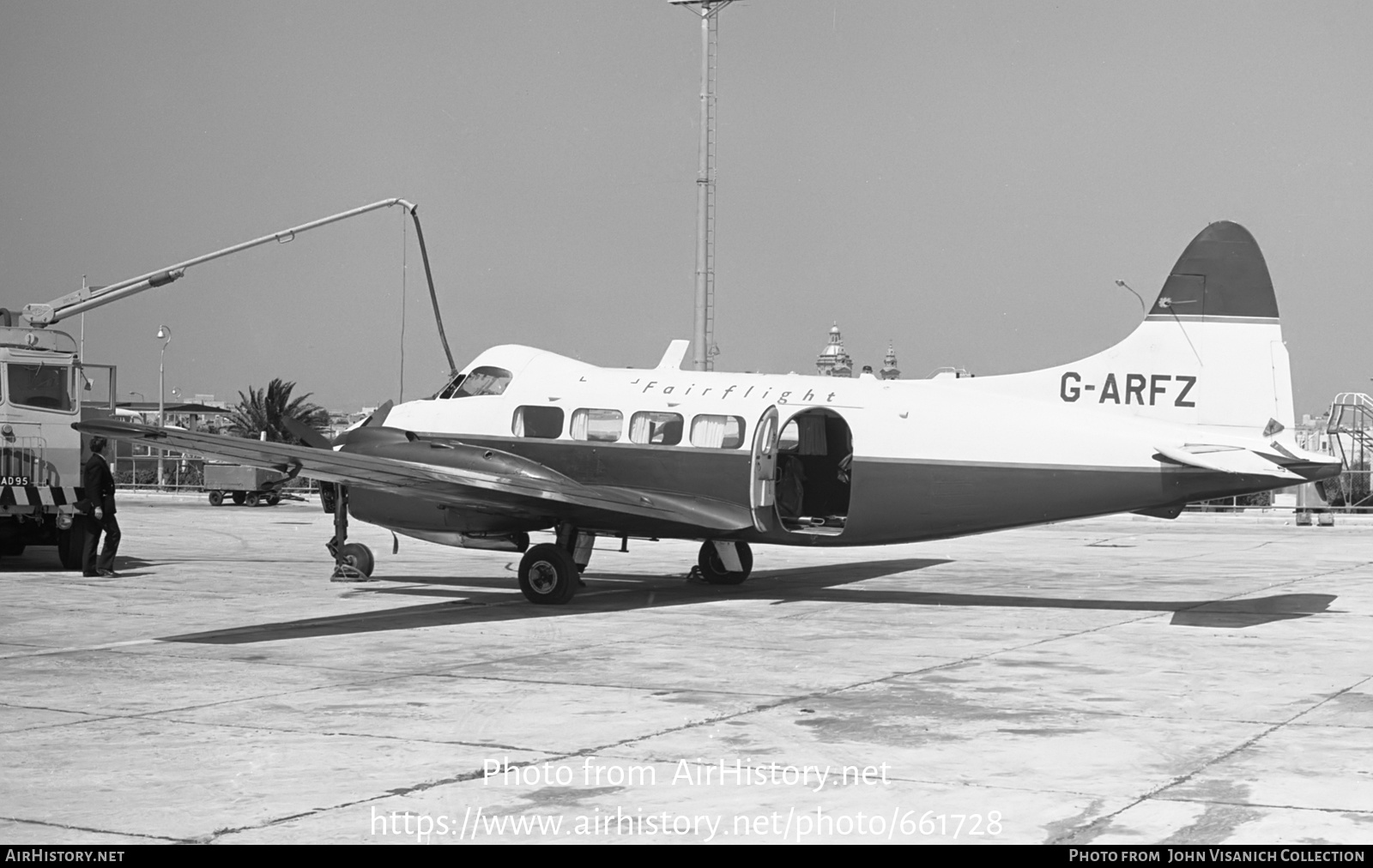 Aircraft Photo of G-ARFZ | De Havilland D.H. 104 Dove 8 | Fairflight | AirHistory.net #661728