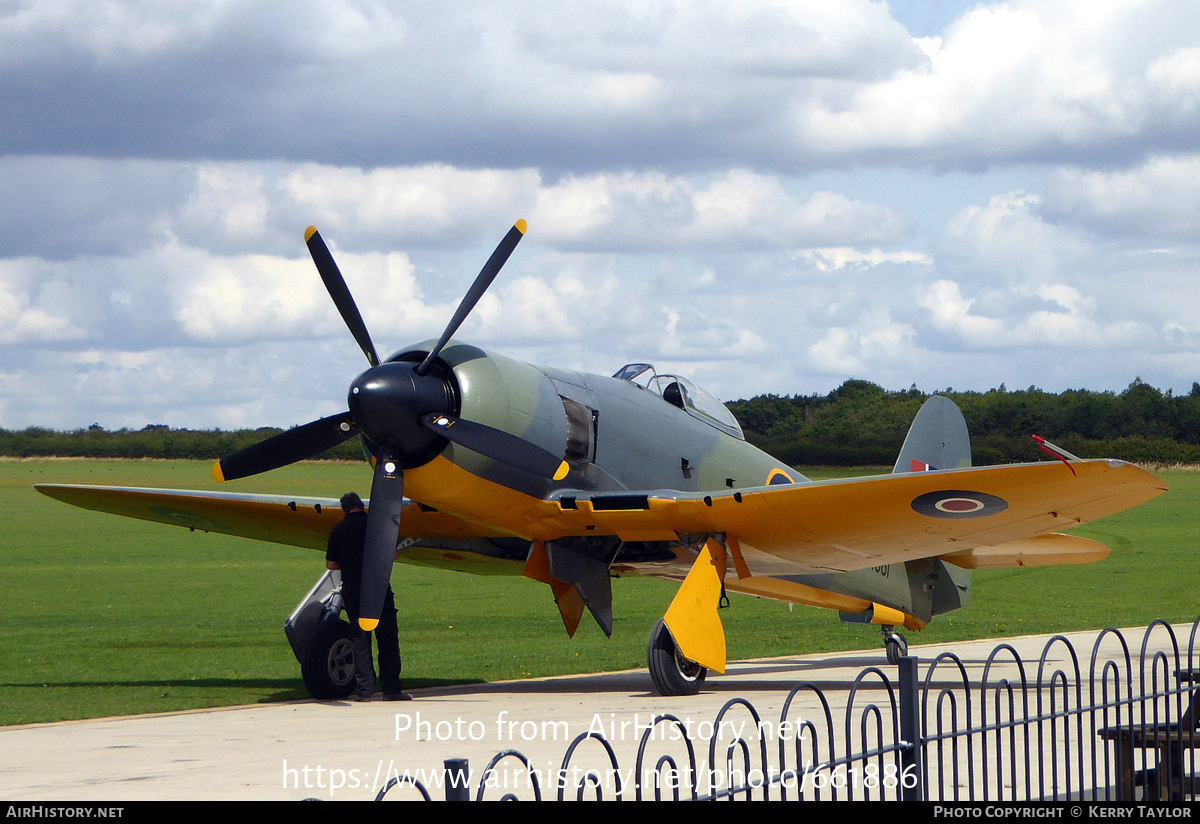 Aircraft Photo of G-CBEL / SR661 | Hawker Sea Fury FB11 | UK - Navy | AirHistory.net #661886