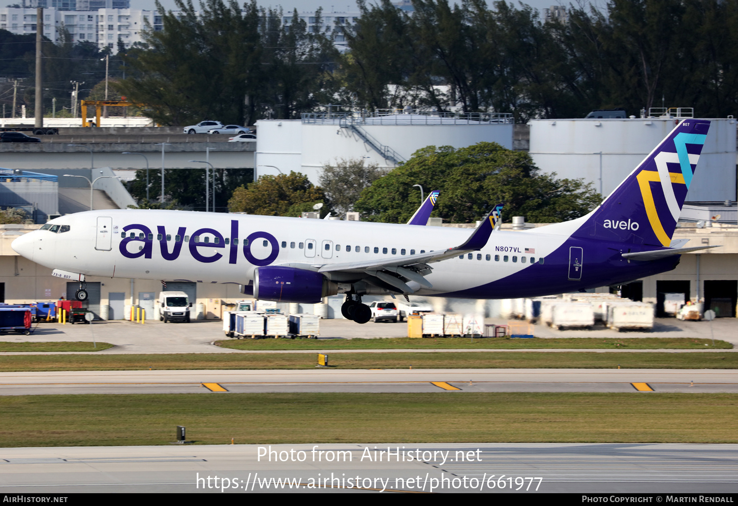 Aircraft Photo of N807VL | Boeing 737-8EH | Avelo Airlines | AirHistory.net #661977