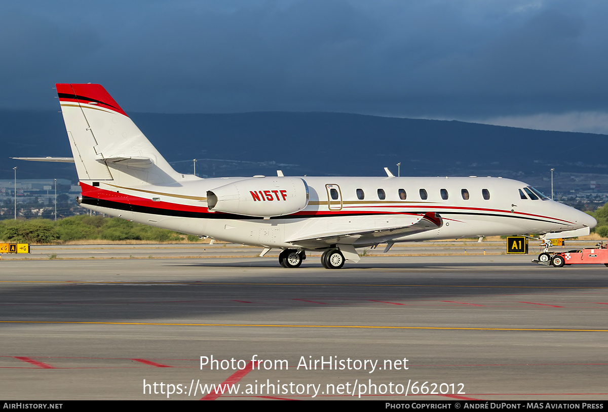 Aircraft Photo of N15TF | Cessna 680 Citation Sovereign+ | AirHistory.net #662012