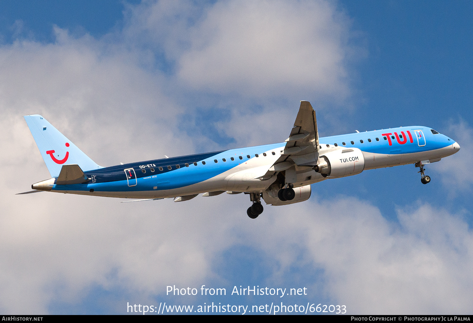 Aircraft Photo of OO-ETA | Embraer 195-E2 (ERJ-190-400) | TUI | AirHistory.net #662033