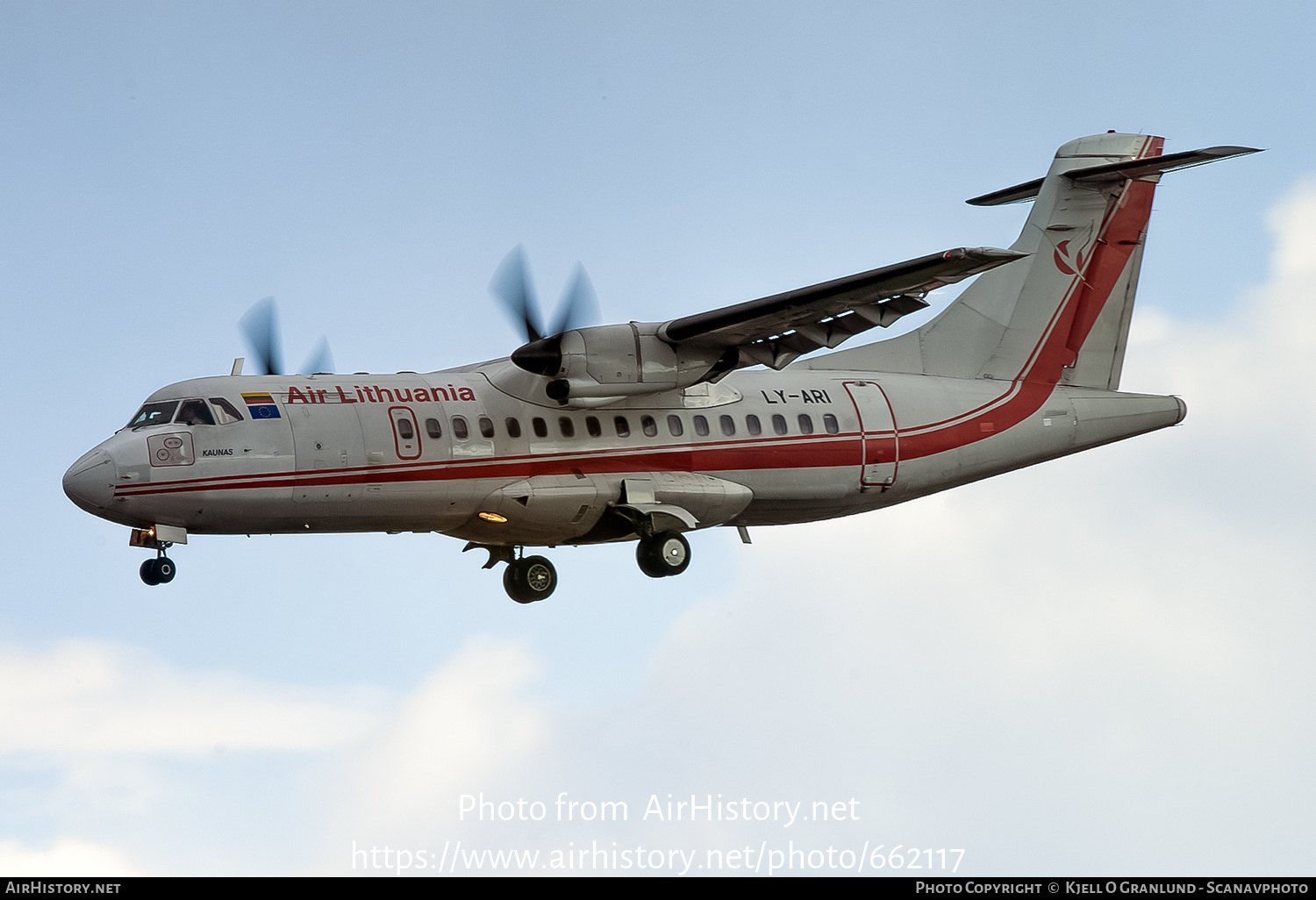 Aircraft Photo of LY-ARI | ATR ATR-42-300 | Air Lithuania | AirHistory.net #662117